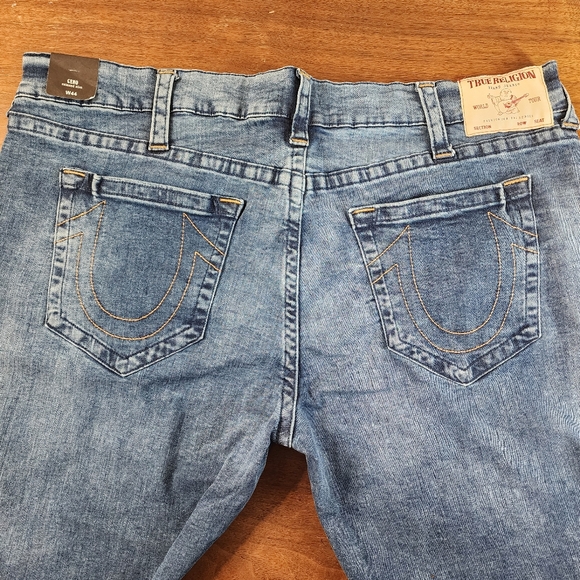 True Religion Geno Relaxed Slim Jeans W44 L32 NWT - Picture 8 of 10